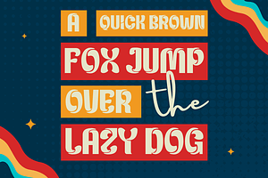 Kejaxi Groovy Retro Font