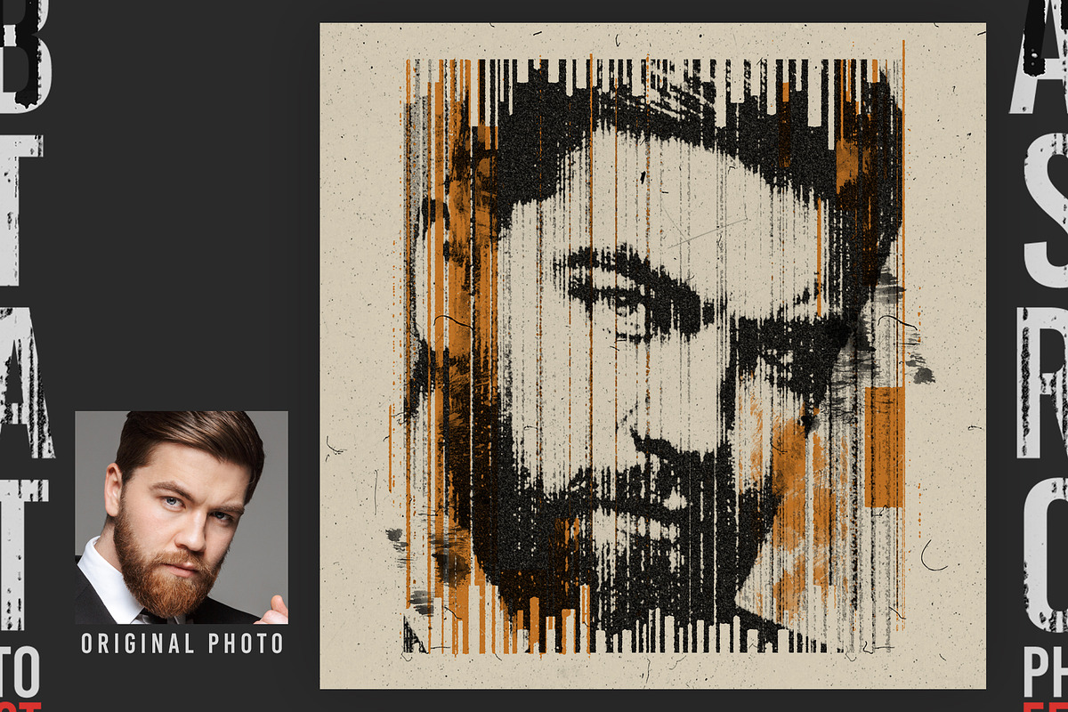 Abstract Poster Art Photo Effect PSD, an Action Add-On by iHemalaya (Photo 5 of 7)