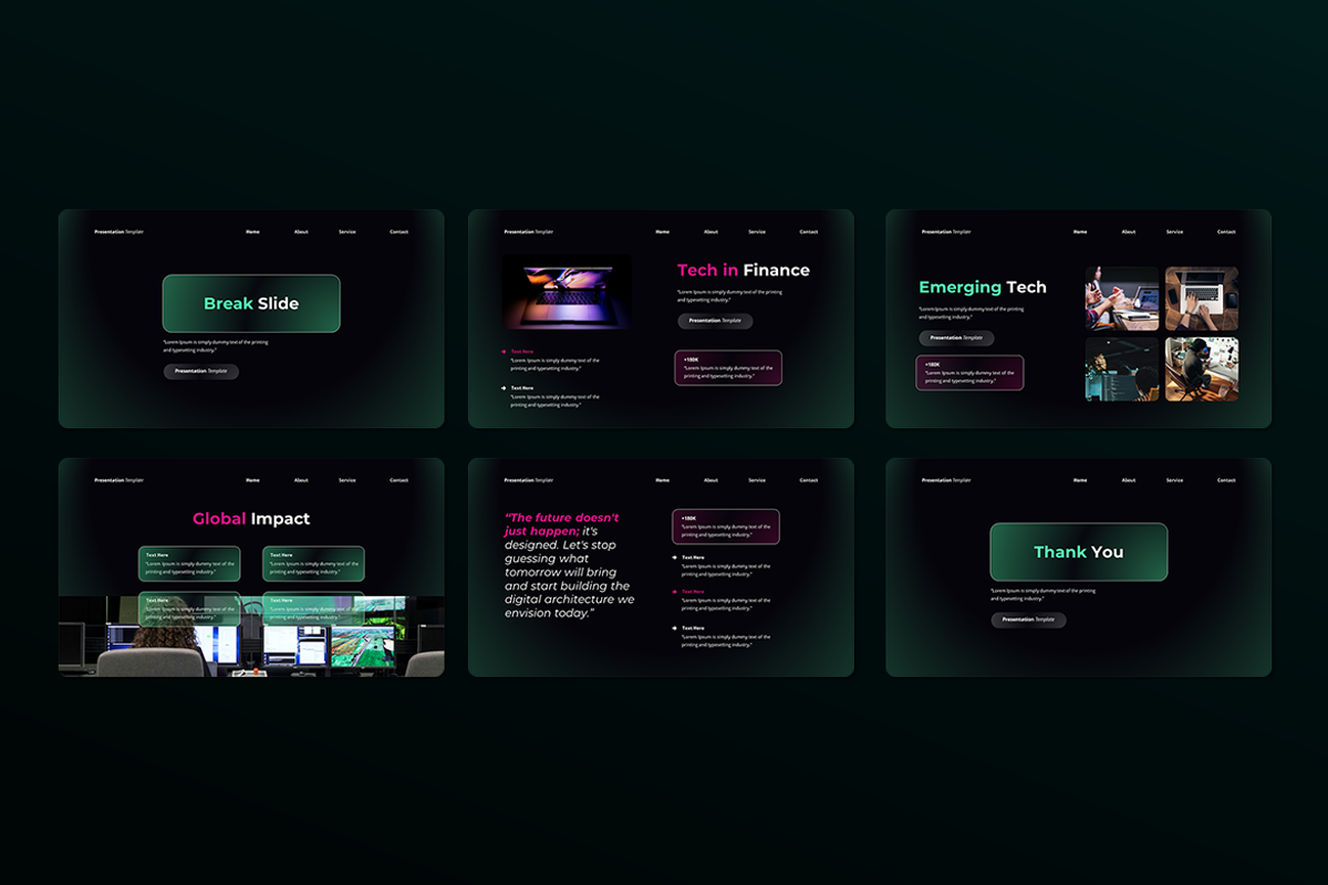 Navigating the Digital - Keynote, a Presentation Template by QR Design Studio (Photo 3 of 3)