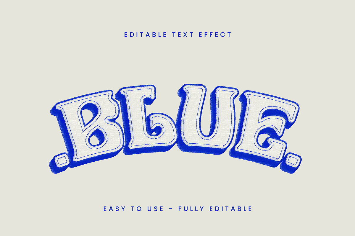 Embroidery Stitch Text Effect preview 3