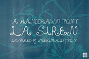 La Siren Hand Drawn Display Font, a Handwritten Font by Madeline ODonoghue Design (Thumbnail 2 of 7)