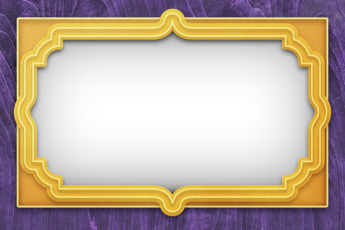 Classical Golden Picture Frame, a Decorative Illustration by UoaHH (Photo 1 of 3)