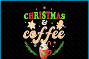 Christmas And Coffee Gingerbread SVG, a Graphic by Creativeusart (Thumbnail 2 of 4)