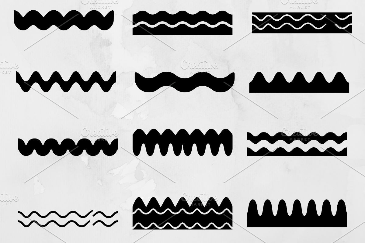 Sea Waves Silhouette SVG, an Object Illustration by newminddesign (Photo 1 of 3)