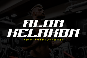 Gym Sports Italic Font