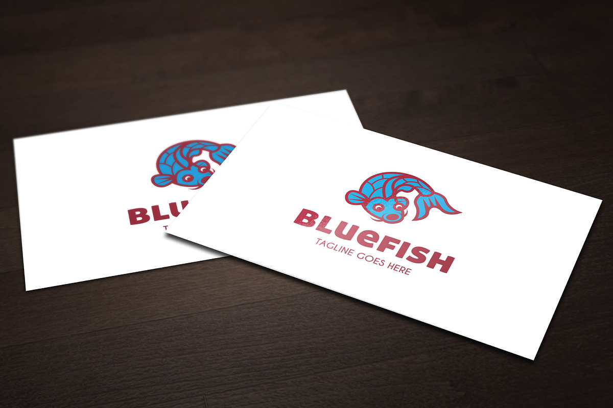 Blue Fish Logo, a Branding & Logo Template by ashenterprise (Photo 2 of 4)