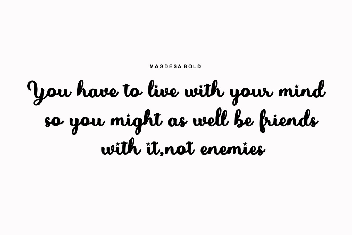 Magdesa Script, a Script Font by Bosstype Studio (Photo 5 of 8)