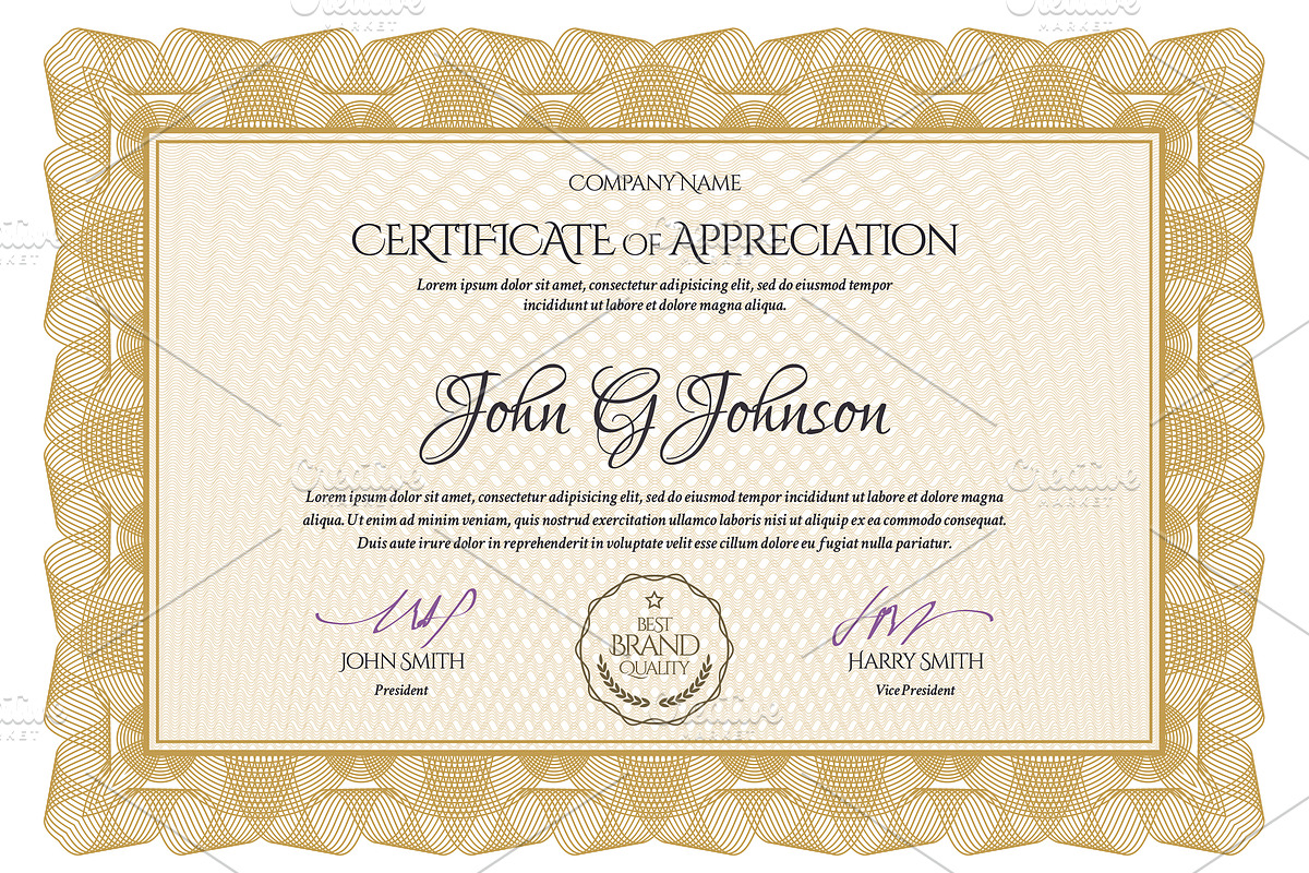 Multipurpose Template Certificate, a Stationery Template by Sunny (Photo 2 of 9)