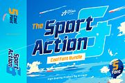 Sport and Action Font Bundle, a Slab Serif Font by Artisan Themes (Thumbnail 7 of 7)