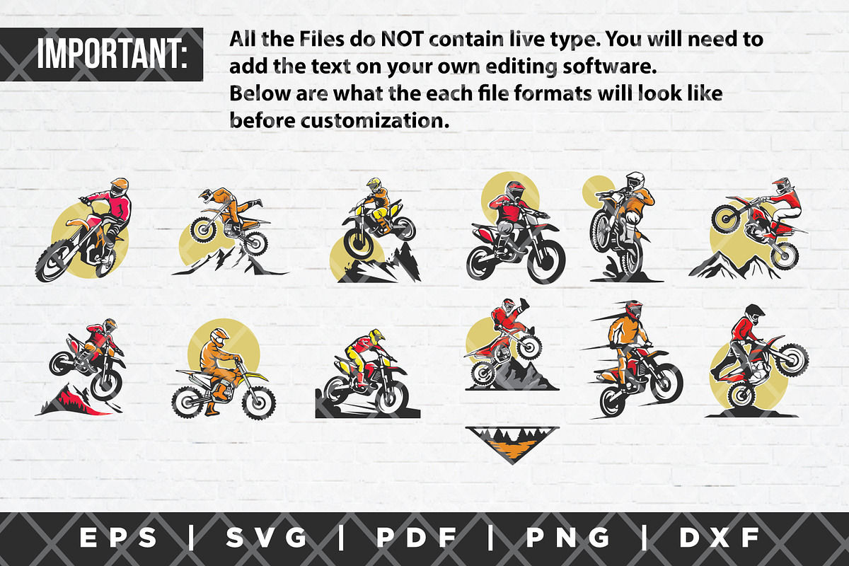 Motorcross, MTX, Dirt Bike logo, a Branding & Logo Template by Guavanaboy (Photo 4 of 5)