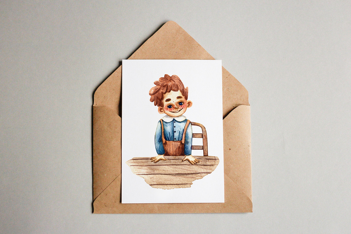 Little Students - Watercolor Clipart, an Education Illustration by Mashamashastu (Photo 14 of 15)