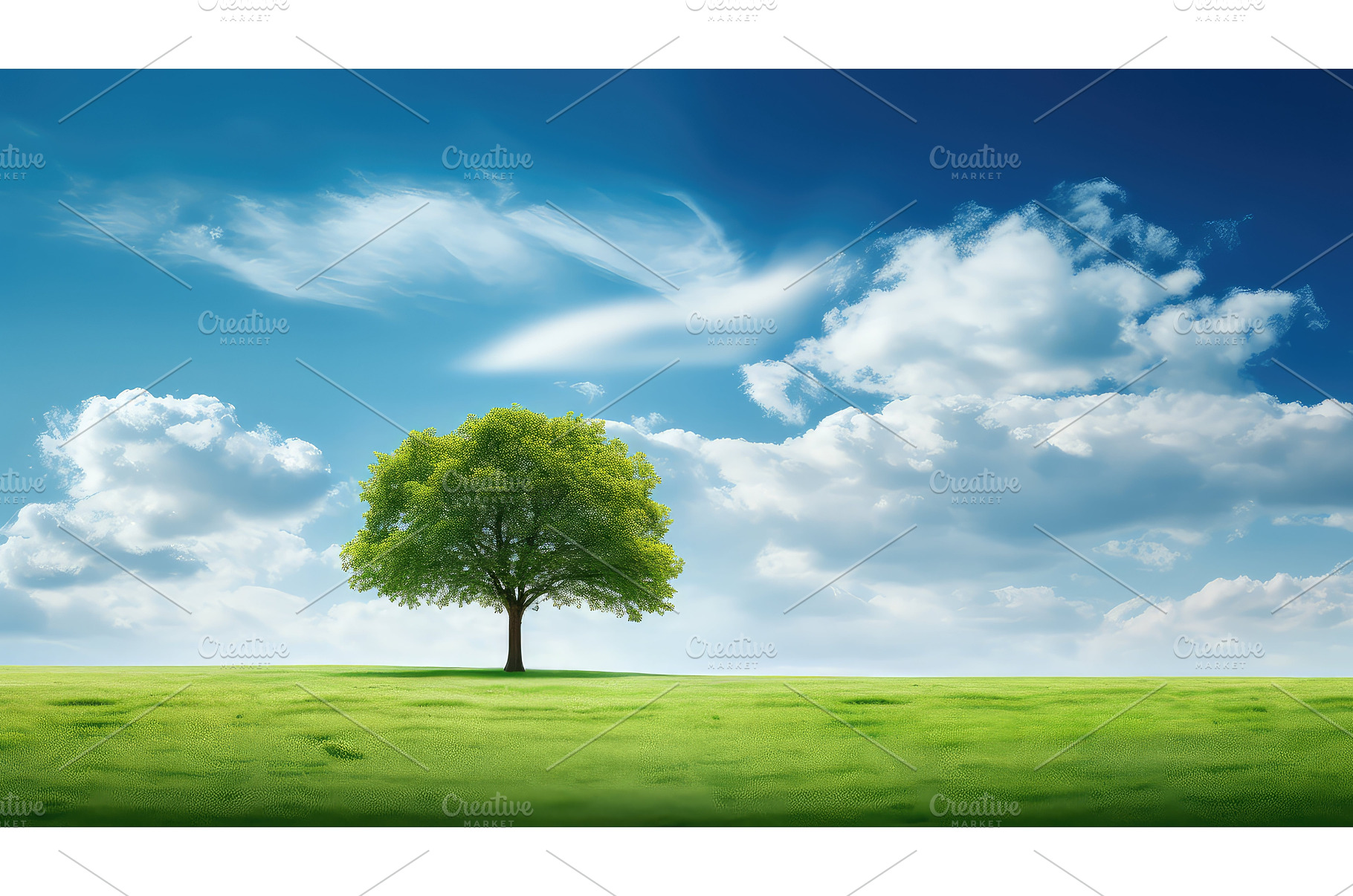 leaves tree green background ai, a Nature Photo by pikepicture