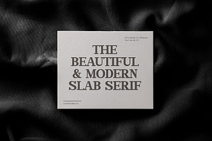 Gaverly Elegant Slab Serif Font