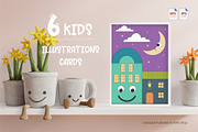 Cute Kids illustration posters. Art., a Decorative Illustration by KENO Mascots (Thumbnail 4 of 5)