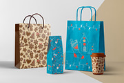 Christmas Denim Vector Collection, a Seasonal Illustration by YuNa (Thumbnail 4 of 8)