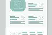 Wireframe Landing Page Layout, a Landing Page Template by ContestDesign (Thumbnail 6 of 7)