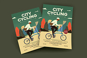 Modern City Cycling Fest Flyer, a Flyer Template by megarez (Thumbnail 2 of 3)