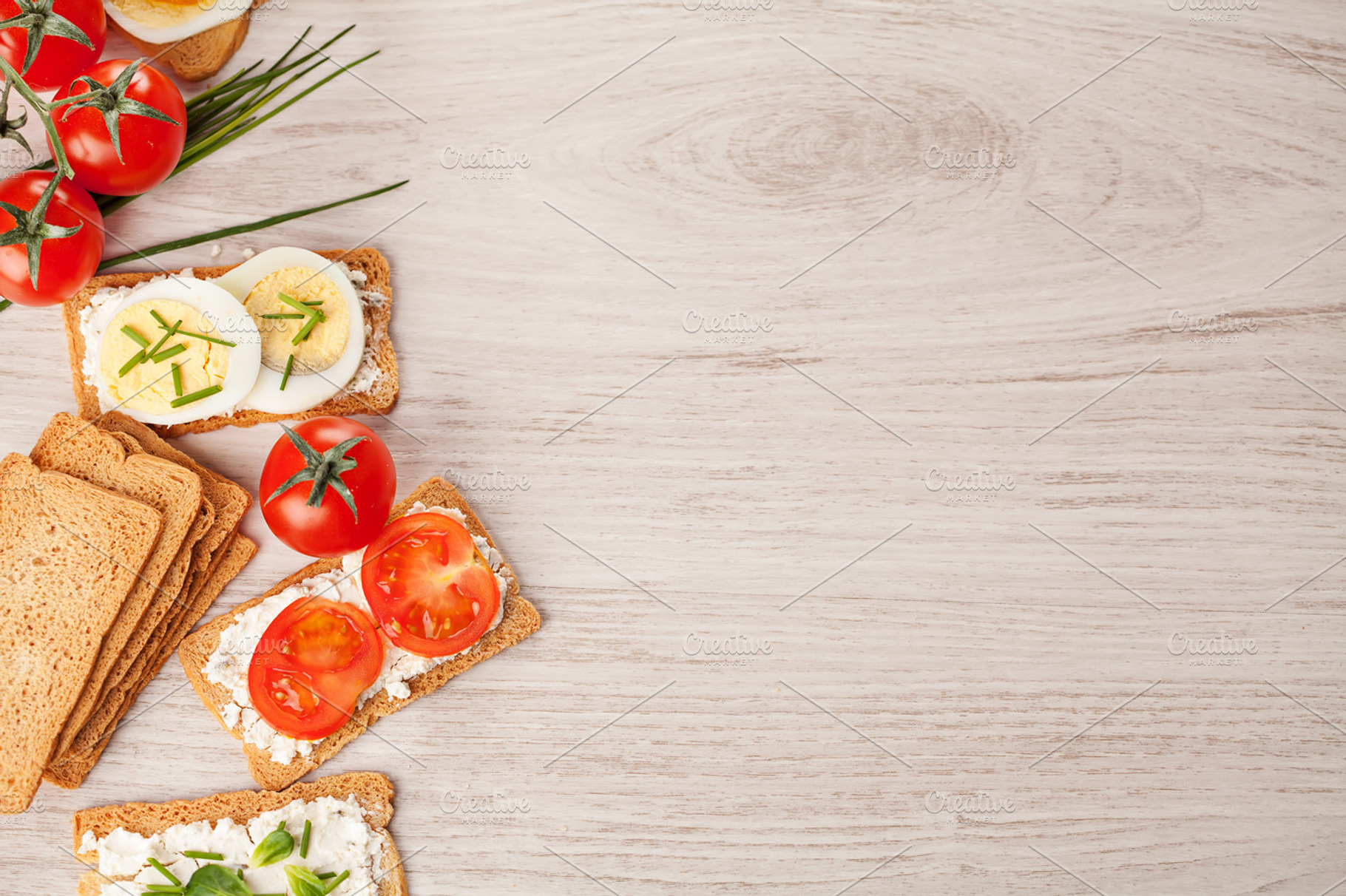 Tasty Canapes Food Border Background Featuring Background Border And