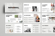 Minimal Presentation Template, a Presentation Template by MightyDesign (Thumbnail 1 of 8)