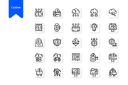 Digital Economy Icons, a Duotone Icon by HacaStudio (Thumbnail 2 of 3)