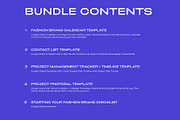 Fashion Project Management Bundle, a Templates & Theme by The Fashion Work Store (Thumbnail 7 of 9)