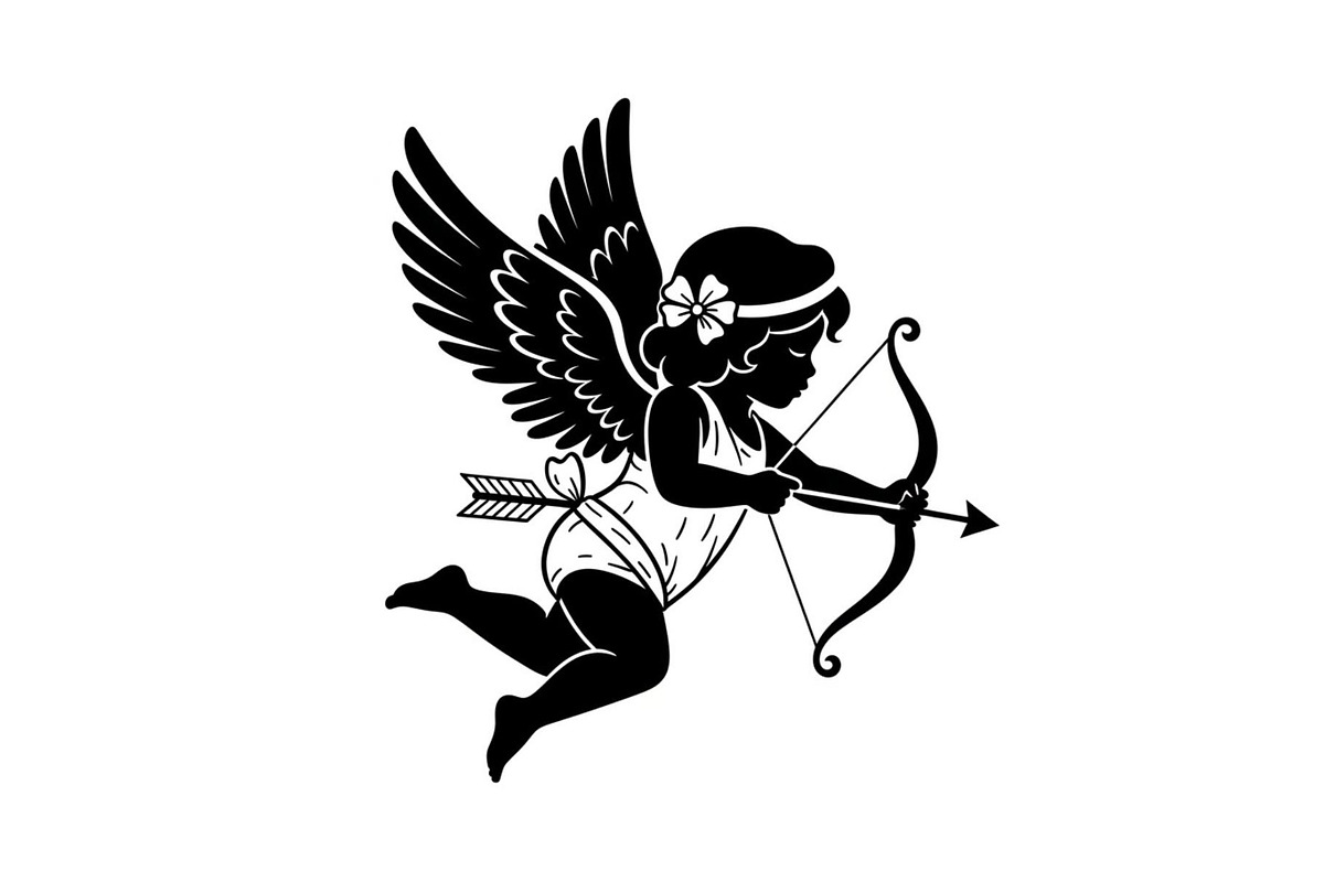 Cupid Angel Valentine Vector Bundle, an Illustration by jahid234 (Photo 21 of 47)
