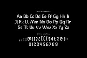 Tronx - Modern Futuristic Stencil, a Sans Serif Font by Imoodev (Thumbnail 10 of 10)