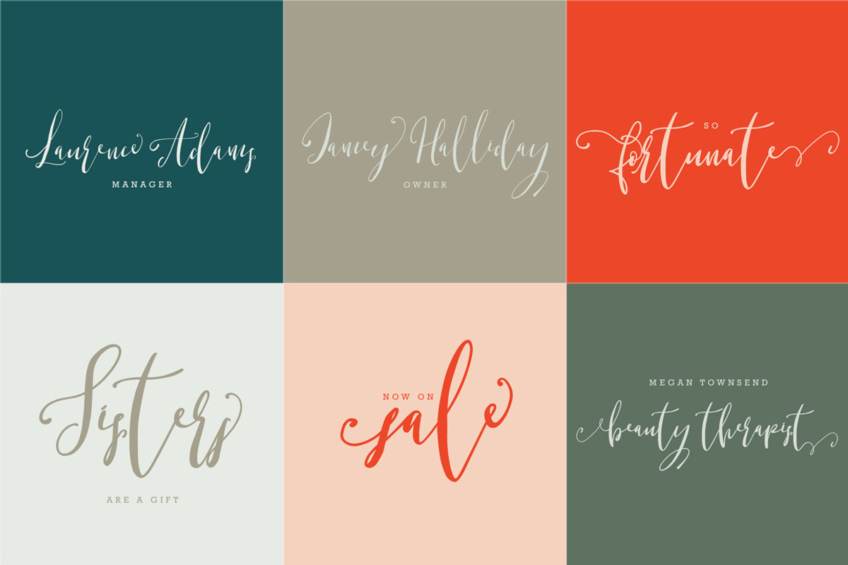 Lemons & Soda Script Font preview 2