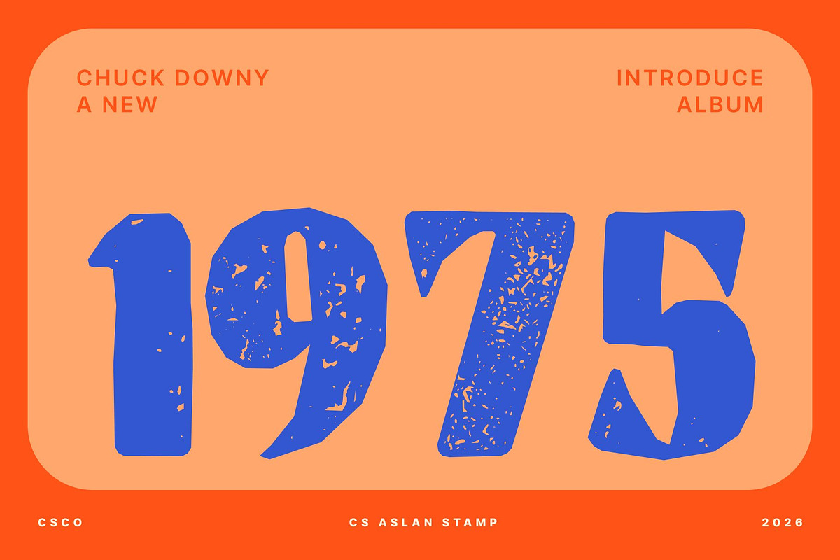 CS Aslan Stamp, a Sans Serif Font by Craft Supply Co. (Photo 2 of 8)