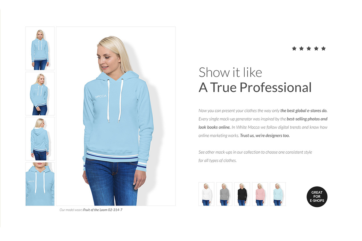 Women Hoodie Mock-ups Set FREE DEMO, a Books & Magazine Mockup by Apparel_Mockups (Photo 7 of 24)