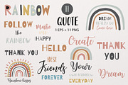 Rainbow poster pattern bundle, a Pattern Graphic by Piixypeach (Thumbnail 8 of 8)