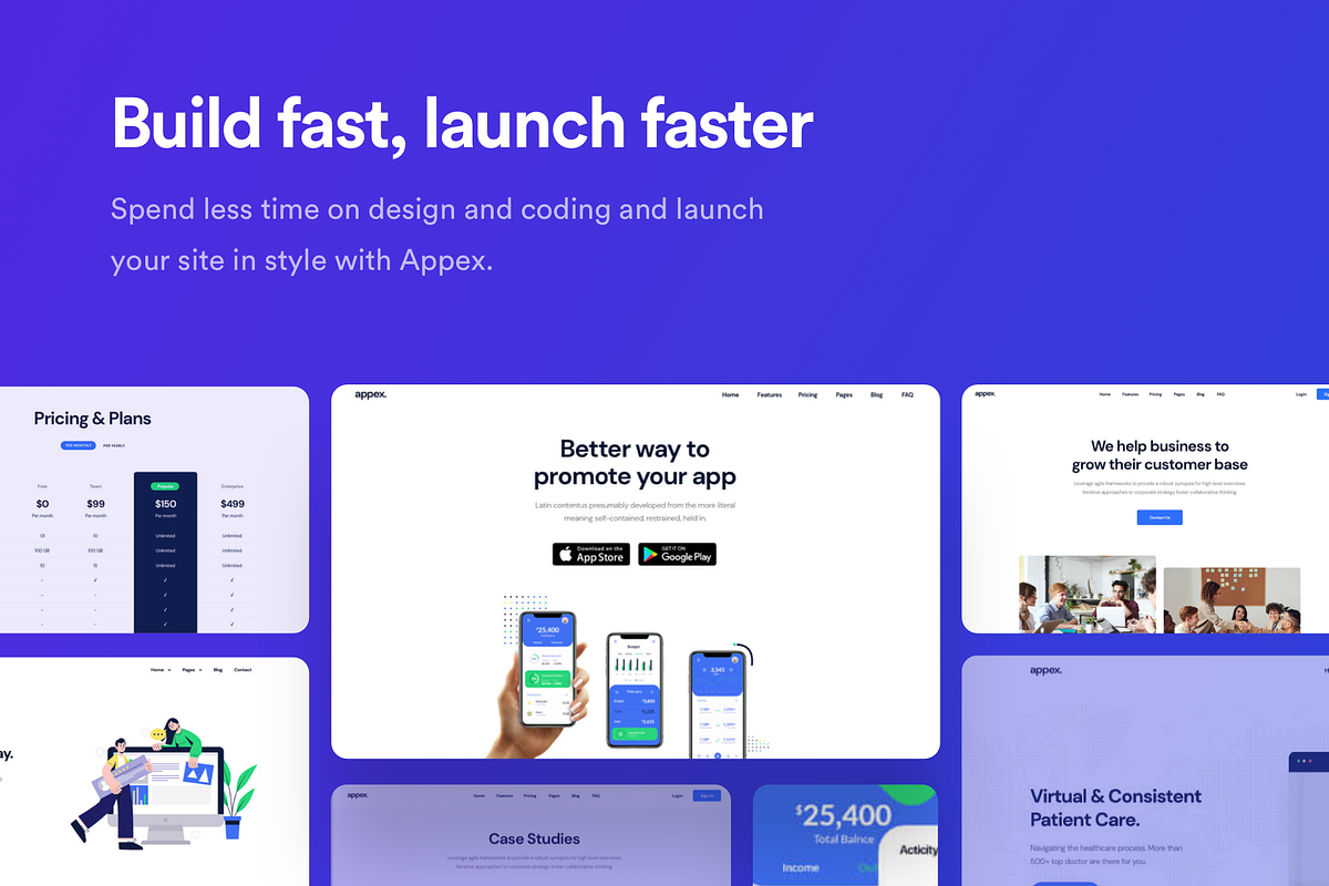 Appex - Bootstrap 5 Landing Template, a HTML Template by FinestDevs (Photo 9 of 9)