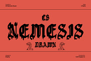 CS Nemesis Drawn, a Blackletter Font by Craft Supply Co. (Thumbnail 1 of 8)