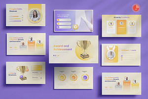 Awards and Achievement PowerPoint, a Presentation Template by Pixslides