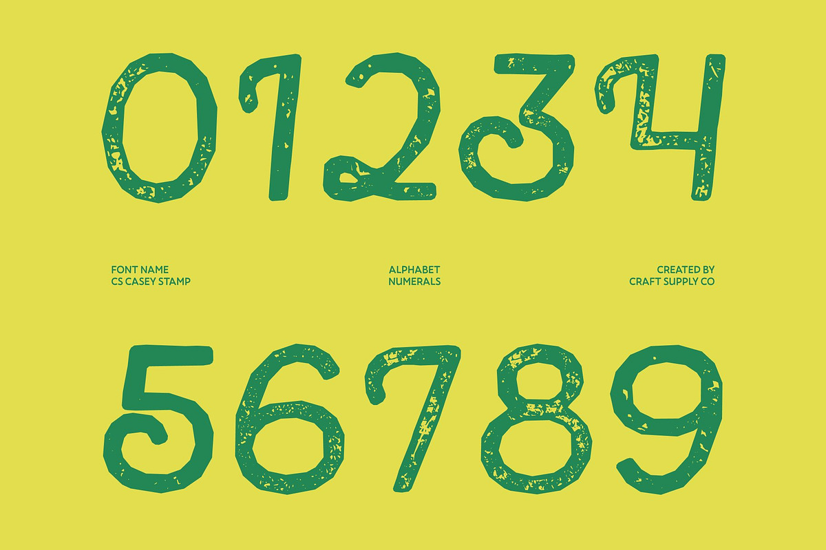 CS Casey Stamp, a Script Font by Craft Supply Co. (Photo 6 of 8)