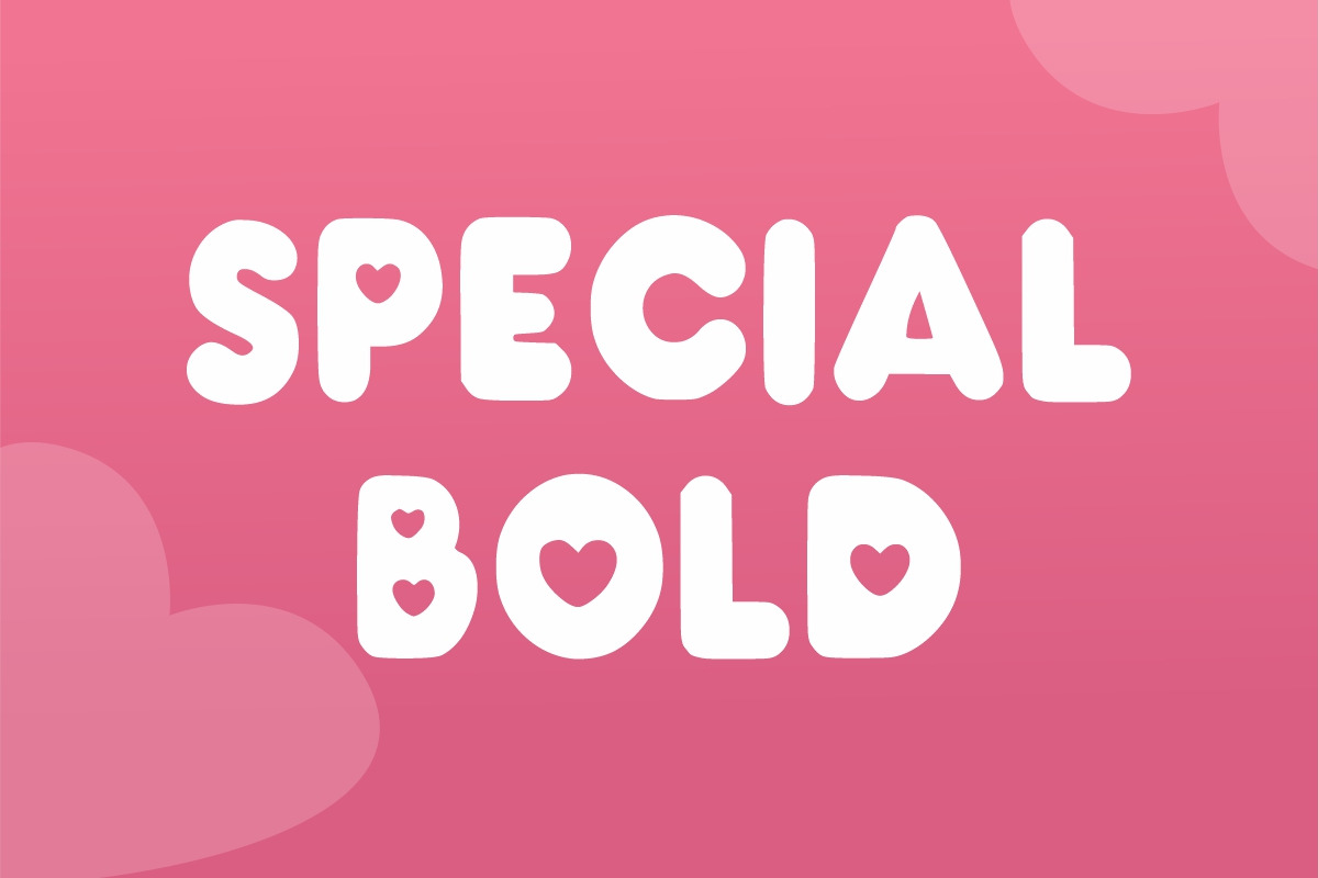 Loved Chunky, a Font by Limited.studio (Photo 2 of 5)