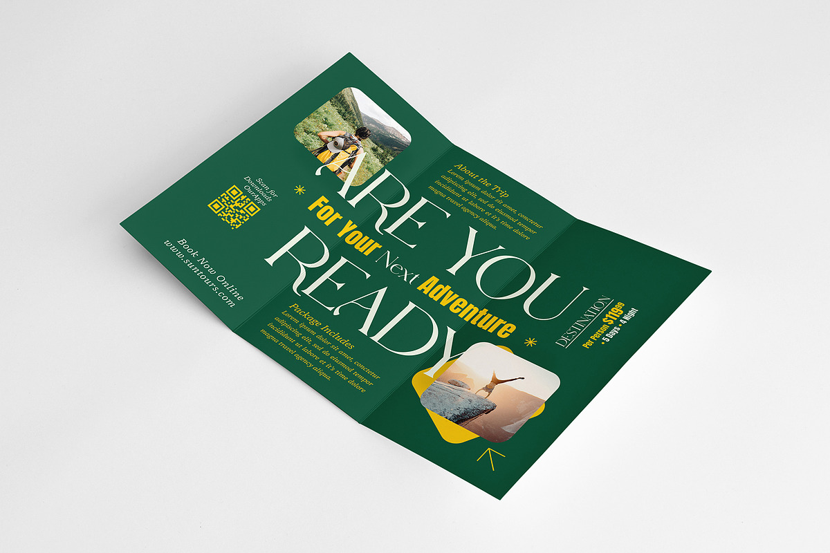 Travel Trifold Brochure, a Brochure Template by Designsoul14 (Photo 4 of 5)