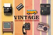 Stickers & pins Vintage, an Illustration by Onceli*art (Thumbnail 1 of 6)