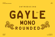 CS Gayle Mono Rounded