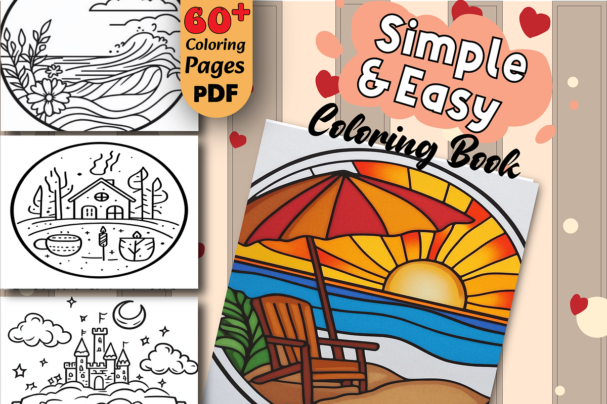 Simple Art Bold & Easy Coloring Page, an Animal Illustration by Design Home (Photo 1 of 4)