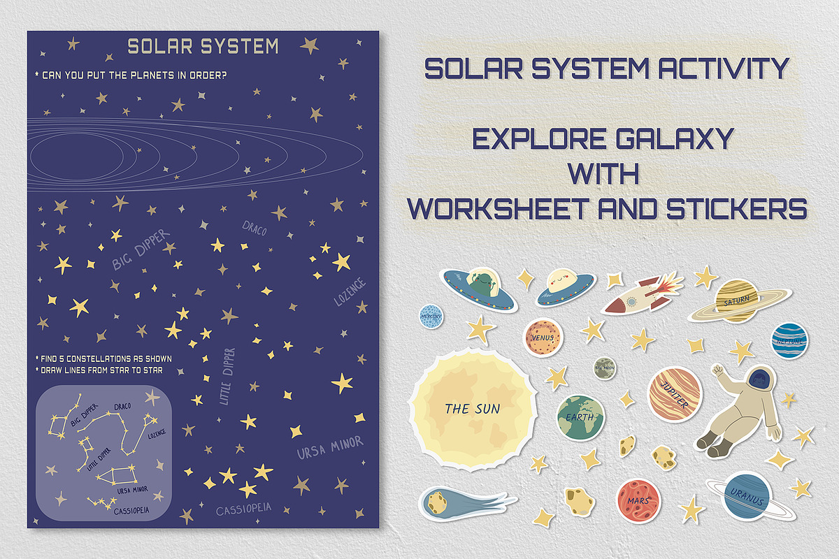 Solar system big design bundles., an Education Illustration by ann_etc (Photo 11 of 14)