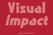 CS Bugle Slitscan, a Sans Serif Font by Craft Supply Co. (Thumbnail 3 of 8)