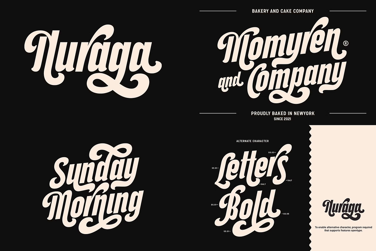 Font Bundle - Complete Collection, a Serif Font by A.Budianto (Photo 8 of 39)