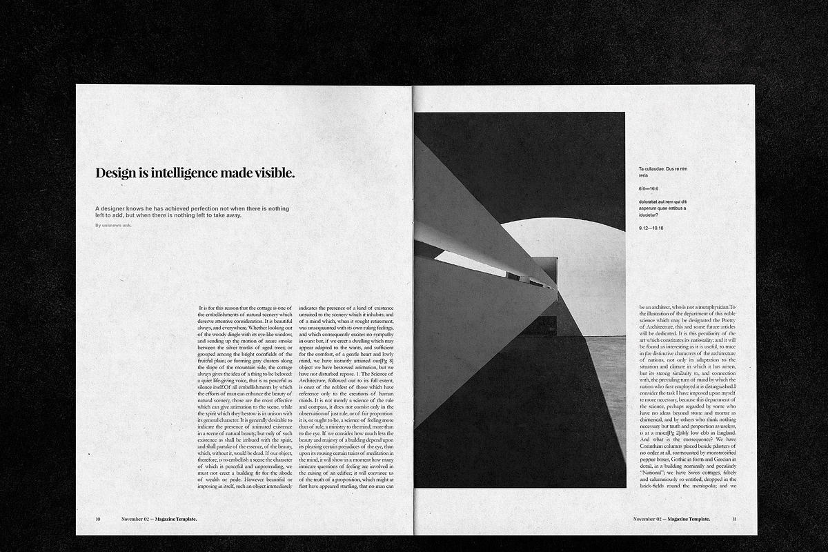 VERLAG - InDesign MAGAZINE TEMPLATE, a Magazine Template by KOZMIKDZN (Photo 9 of 10)