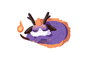 Cute baby dragons set + patterns, an Animal Illustration by PaperTrident (Thumbnail 4 of 13)