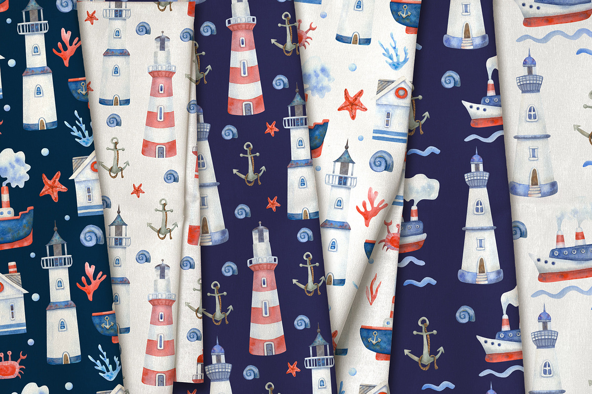 Nautical Mile Watercolor Collection, an Animal Illustration by Anna Druzhkova (Photo 17 of 30)