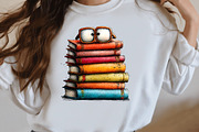 Back to School Book Stack Clipart, a Seasonal Illustration by Designworld (Thumbnail 7 of 8)