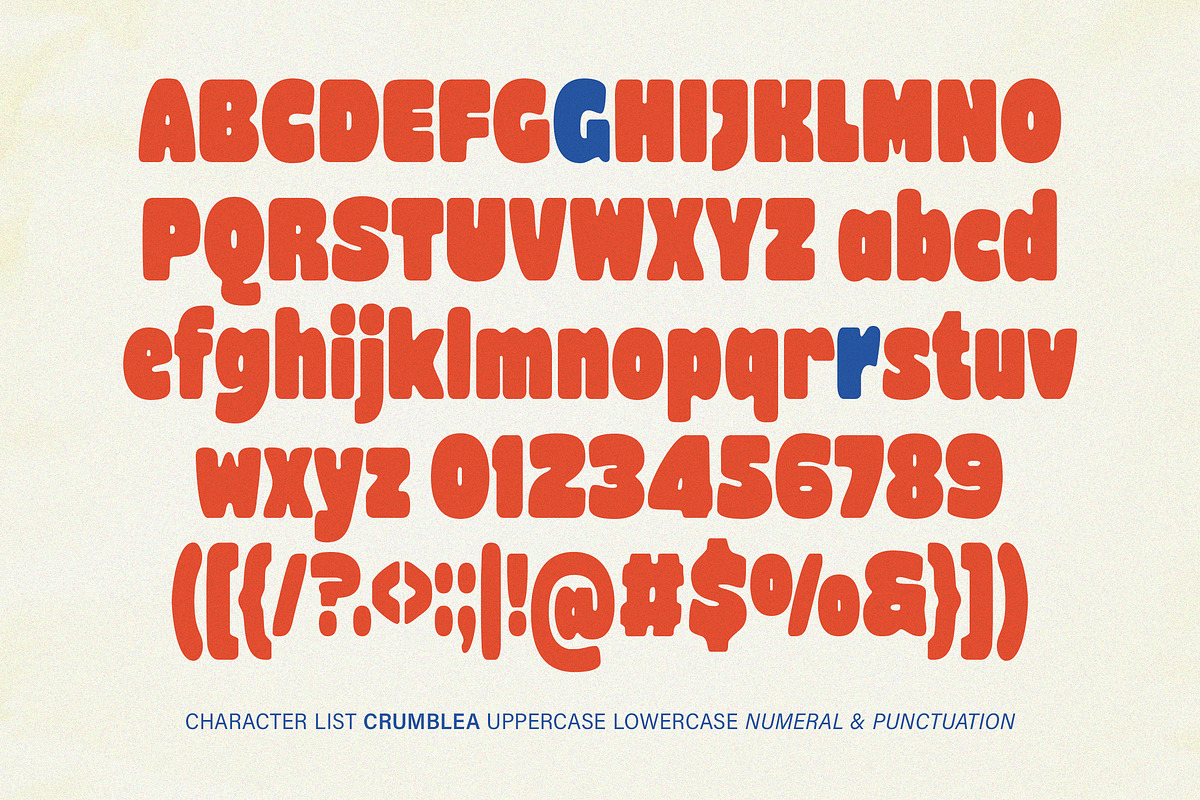 Crumblea - Modern Rounded Bold Sans, a Sans Serif Font by Typia Nesia (Photo 2 of 14)