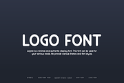 Logote - Modern Logo Font, a Sans Serif Font by Iqsiart Studio (Thumbnail 2 of 8)