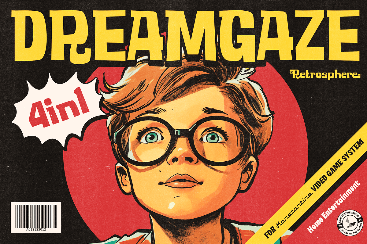 Hickertown - Retro Comical Fonts, a Sans Serif Font by Konstantine Studio (Photo 8 of 11)
